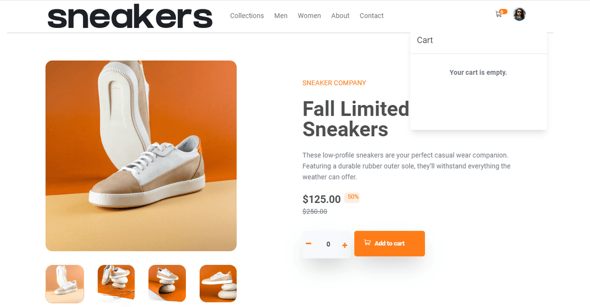 Ecommerce Product Page